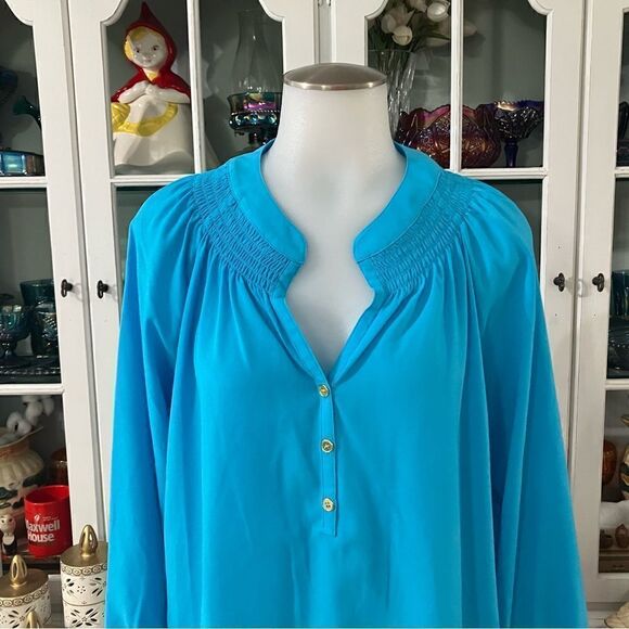 Blue blouse  Size Small  Pappagallo - Picture 2 of 8